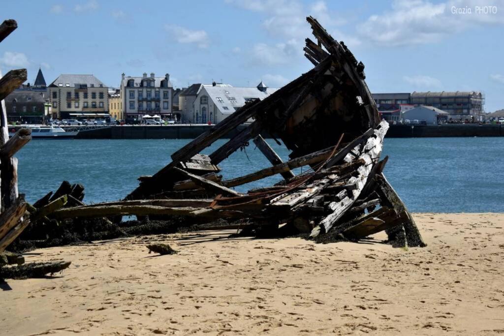 Appartement 4 Pers Dans Longere A 800M De La Plage Plouhinec  Exteriér fotografie